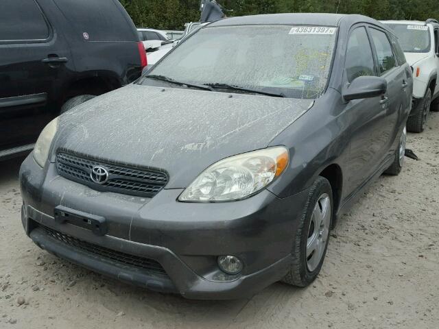 2T1KR32E26C603085 - 2006 TOYOTA COROLLA MA GRAY photo 2