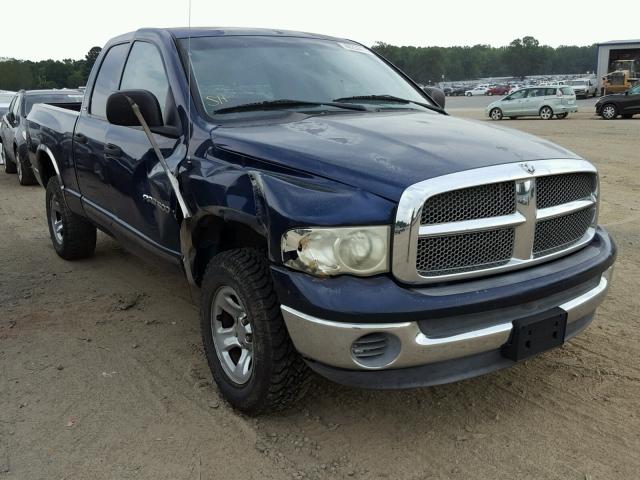 3D7HU18N22G170538 - 2002 DODGE RAM 1500 BLUE photo 1