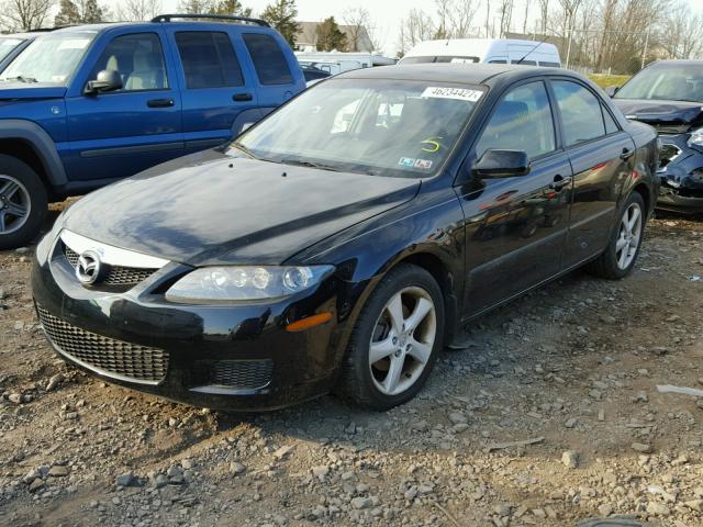 1YVHP80D865M03679 - 2006 MAZDA 6 S BLACK photo 2