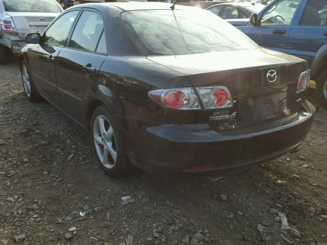 1YVHP80D865M03679 - 2006 MAZDA 6 S BLACK photo 3