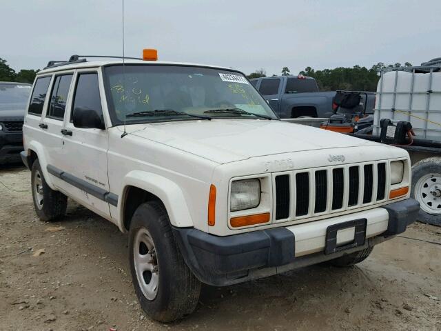 1J4FF48S51L606748 - 2001 JEEP CHEROKEE S WHITE photo 1