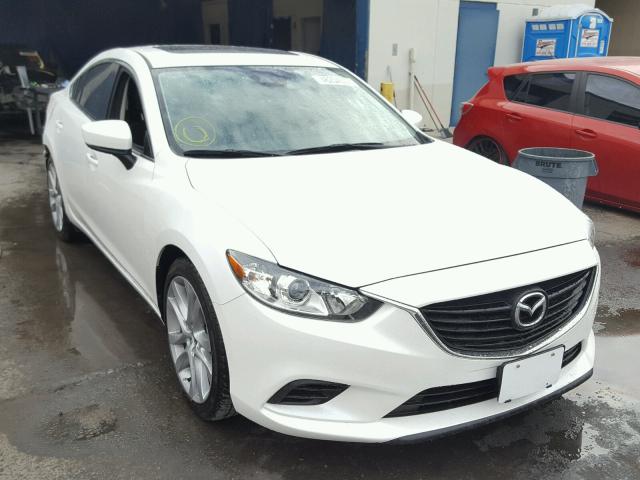 JM1GL1V50H1111752 - 2017 MAZDA 6 TOURING WHITE photo 1