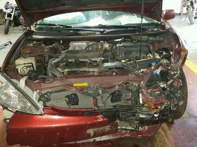 4T1BF32K42U030567 - 2002 TOYOTA CAMRY LE MAROON photo 7