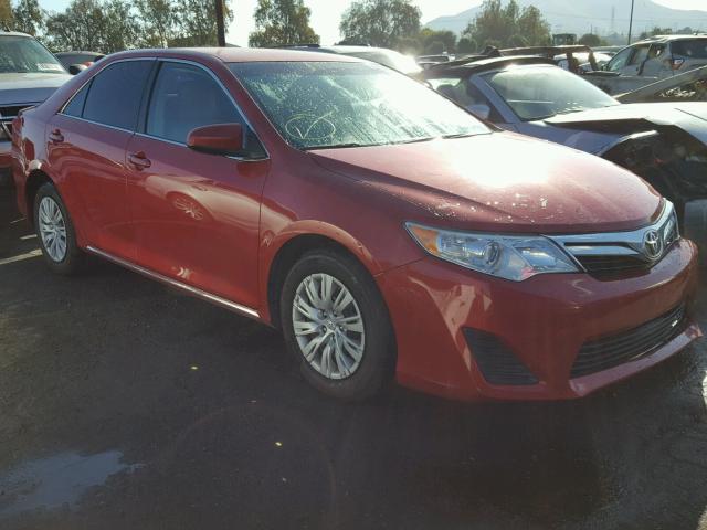 4T4BF1FK3CR229440 - 2012 TOYOTA CAMRY BASE RED photo 1