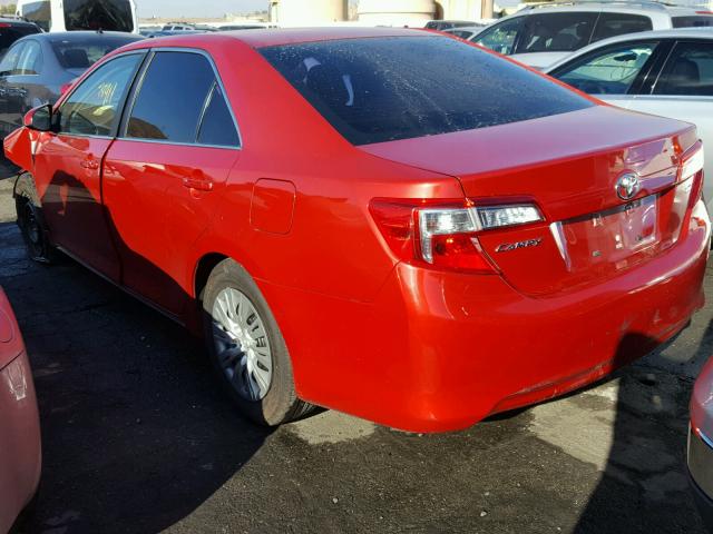 4T4BF1FK3CR229440 - 2012 TOYOTA CAMRY BASE RED photo 3