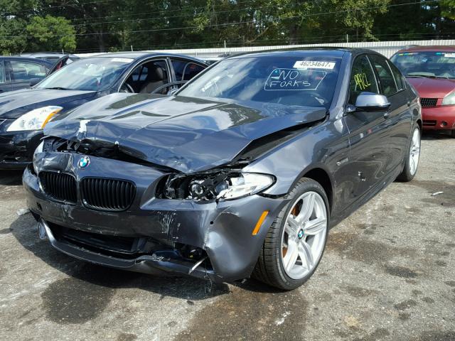 WBA5B1C59GG132394 - 2016 BMW 535 I GRAY photo 2