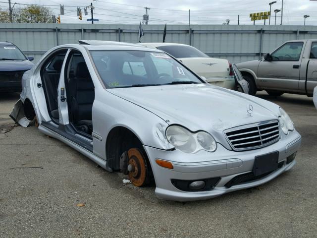 WDBRF52H66A875638 - 2006 MERCEDES-BENZ C GENERATI SILVER photo 1