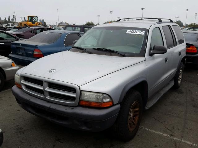 1D4HR38N23F584951 - 2003 DODGE DURANGO SP GRAY photo 2