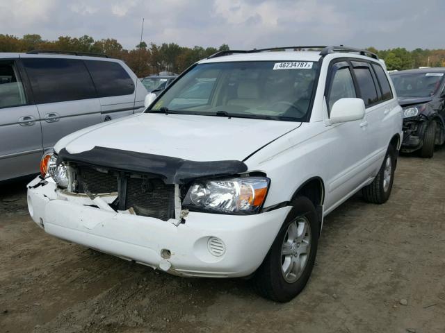 JTEGP21A040004841 - 2004 TOYOTA HIGHLANDER WHITE photo 2