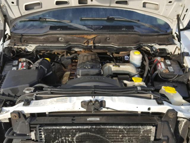 3D7KU28C53G780820 - 2003 DODGE RAM 2500 S WHITE photo 7