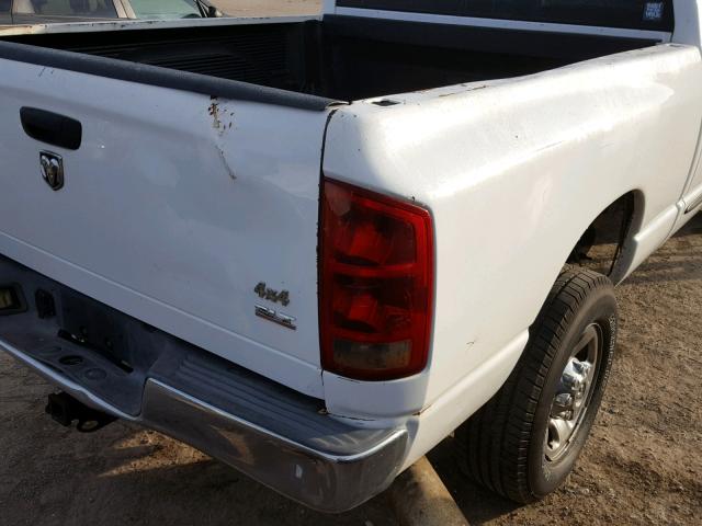 3D7KU28C53G780820 - 2003 DODGE RAM 2500 S WHITE photo 9