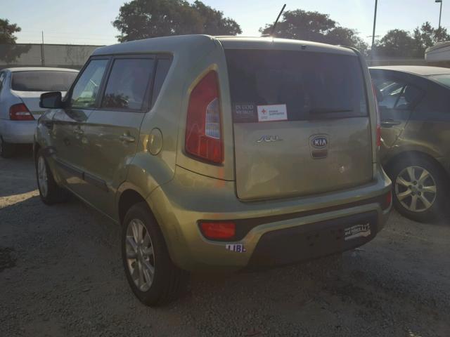 KNDJT2A67C7413488 - 2012 KIA SOUL + GREEN photo 3