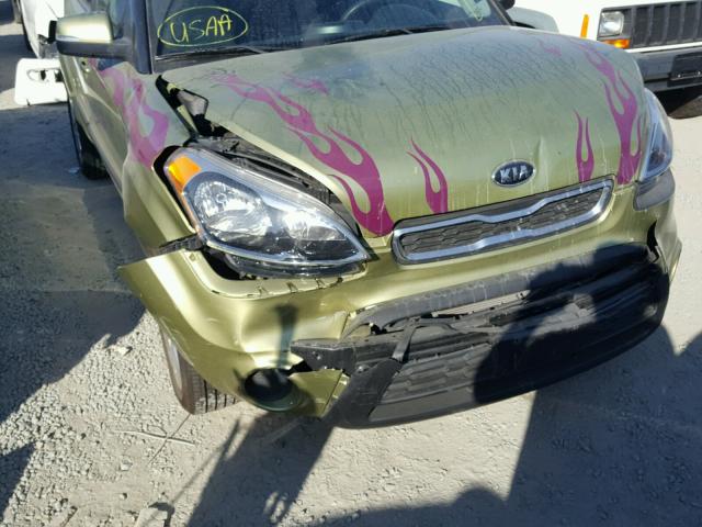 KNDJT2A67C7413488 - 2012 KIA SOUL + GREEN photo 9