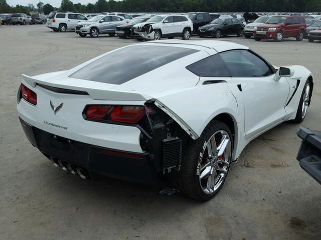 1G1YK2D71E5124443 - 2014 CHEVROLET CORVETTE S WHITE photo 4