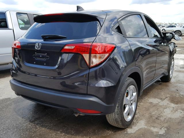 3CZRU5H58GM720186 - 2016 HONDA HR-V EX BLACK photo 4