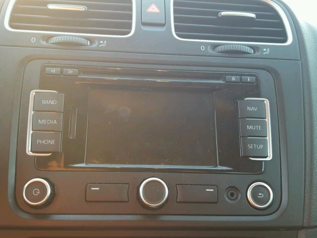 WVWBM7AJ0DW086863 - 2013 VOLKSWAGEN GOLF 红色 照片 9