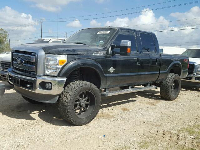 1FT7W2BT1EEA83707 - 2014 FORD F250 SUPER BLACK photo 2