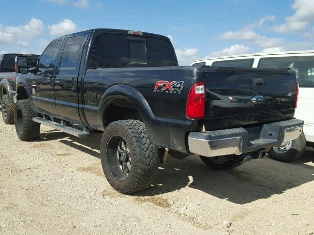 1FT7W2BT1EEA83707 - 2014 FORD F250 SUPER BLACK photo 3