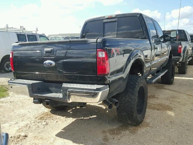 1FT7W2BT1EEA83707 - 2014 FORD F250 SUPER BLACK photo 4