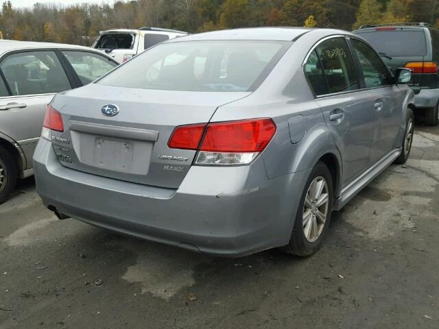 4S3BMBG63A3245913 - 2010 SUBARU LEGACY 2.5 GRAY photo 4