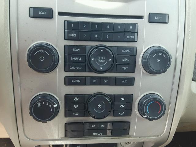 1FMCU03108KE63449 - 2008 FORD ESCAPE XLT WHITE photo 9