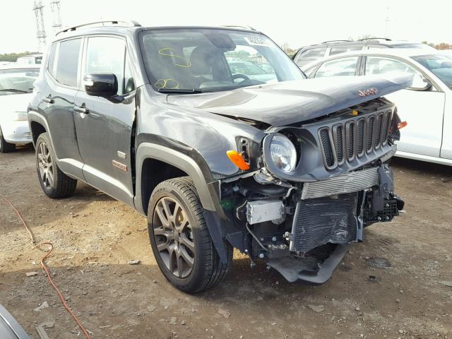 ZACCJBBT3GPD09995 - 2016 JEEP RENEGADE L BLACK photo 1