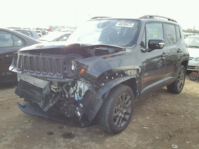 ZACCJBBT3GPD09995 - 2016 JEEP RENEGADE L BLACK photo 2