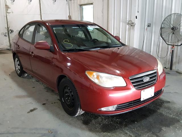 KMHDU46D68U351695 - 2008 HYUNDAI ELANTRA RED photo 1