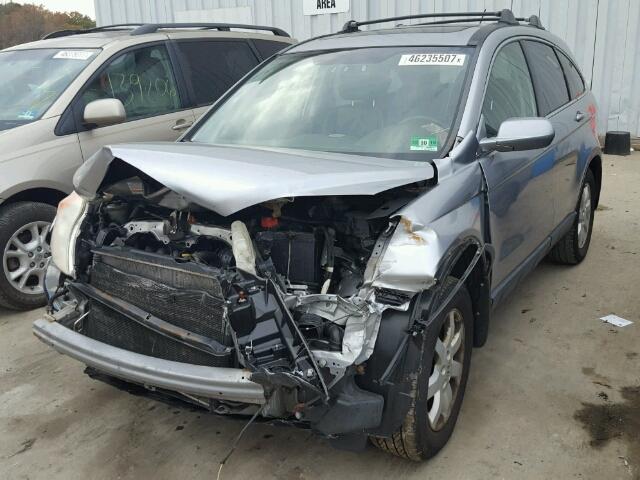 JHLRE48757C017177 - 2007 HONDA CR-V EXL BLUE photo 9