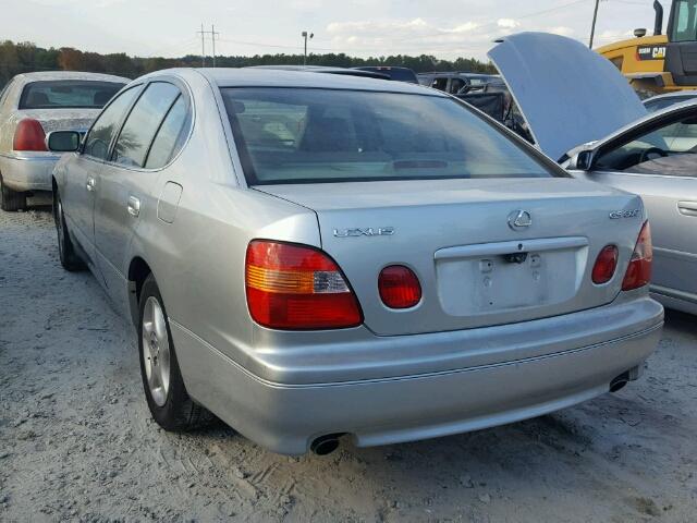 JT8BD68S4Y0098305 - 2000 LEXUS GS SILVER photo 3