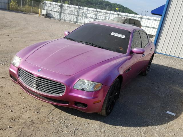 ZAMCE39A550018993 - 2005 MASERATI QUATTROPOR PINK photo 2