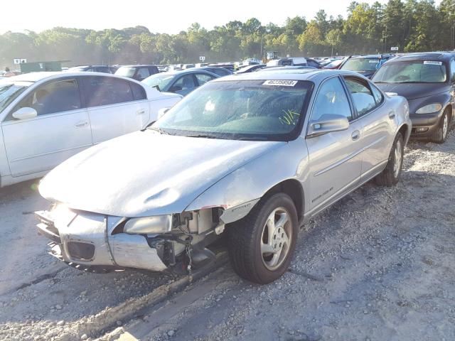 1G2WJ52KXXF349519 - 1999 PONTIAC GRAND PRIX SILVER photo 2