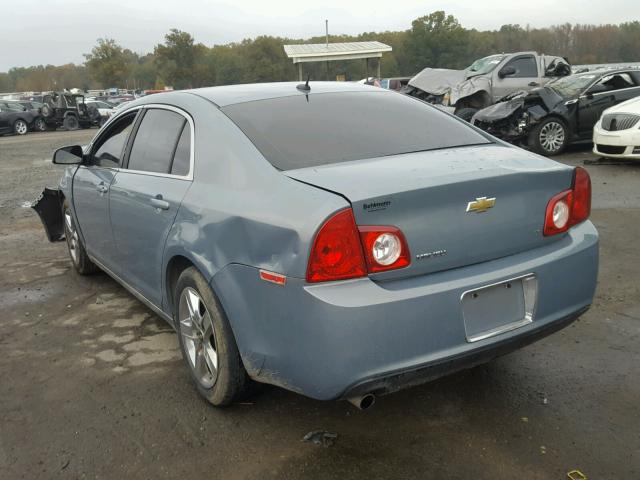 1G1ZH57B39F174894 - 2009 CHEVROLET MALIBU 1LT BLUE photo 3