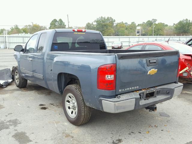 1GCRCSEA4DZ324680 - 2013 CHEVROLET SILVERADO BLUE photo 3