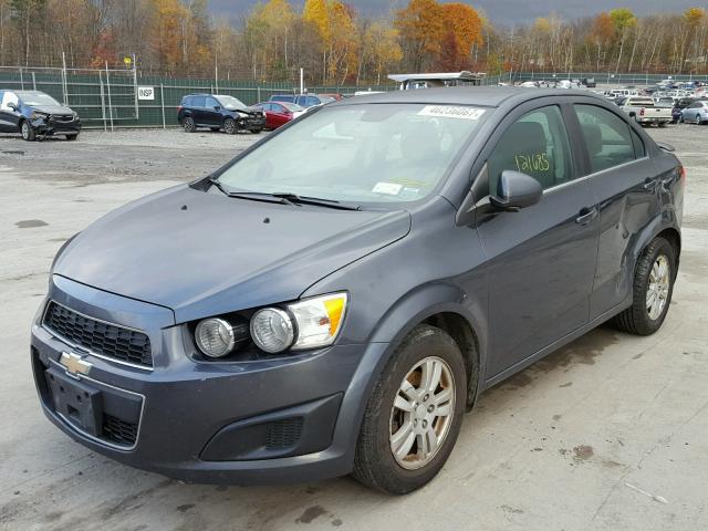 1G1JD5SB3D4120628 - 2013 CHEVROLET SONIC LT GRAY photo 2