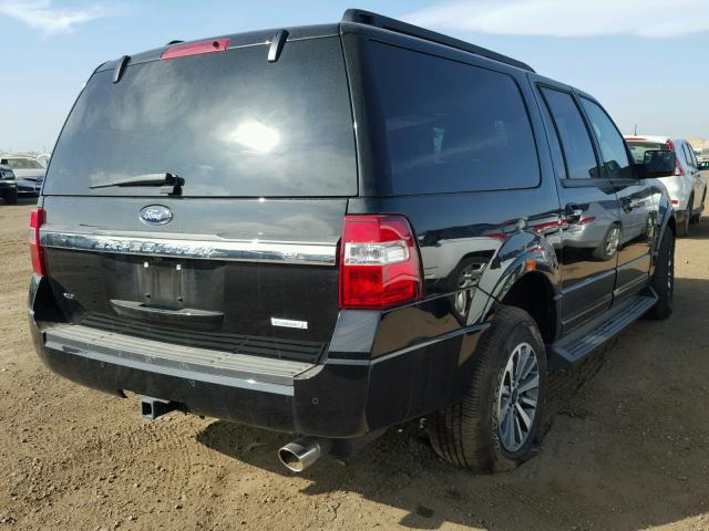 1FMJK1HT3HEA65406 - 2017 FORD EXPEDITION BLACK photo 4