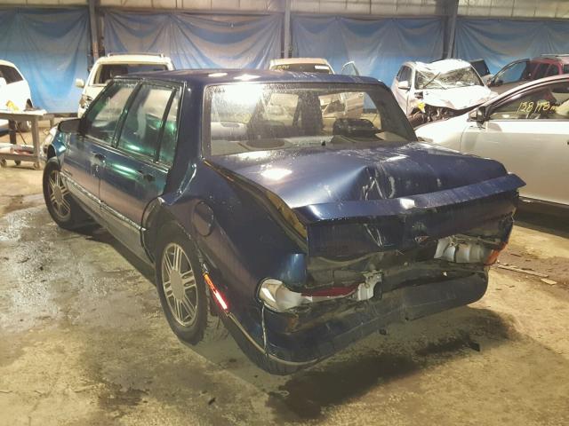 1G2HZ54C8L1239583 - 1990 PONTIAC BONNEVILLE BLUE photo 3