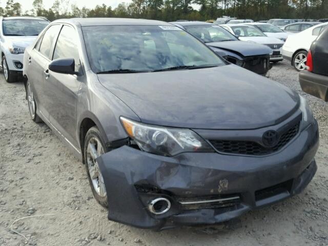 4T1BF1FK5EU871395 - 2014 TOYOTA CAMRY L GRAY photo 1