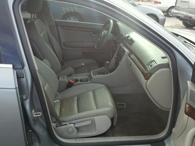 WAUDF78E87A159410 - 2007 AUDI A4 2.0T QU GRAY photo 5