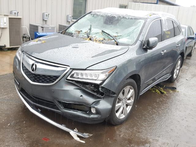 5FRYD4H88FB009773 - 2015 ACURA MDX ADVANC BLACK photo 2