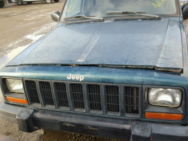 1J4FT68S7WL151557 - 1998 JEEP CHEROKEE S BLUE photo 7