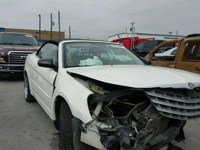 1C3LC45K68N280046 - 2008 CHRYSLER SEBRING WHITE photo 1