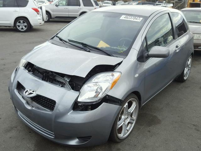 JTDJT923075133698 - 2007 TOYOTA YARIS SILVER photo 2