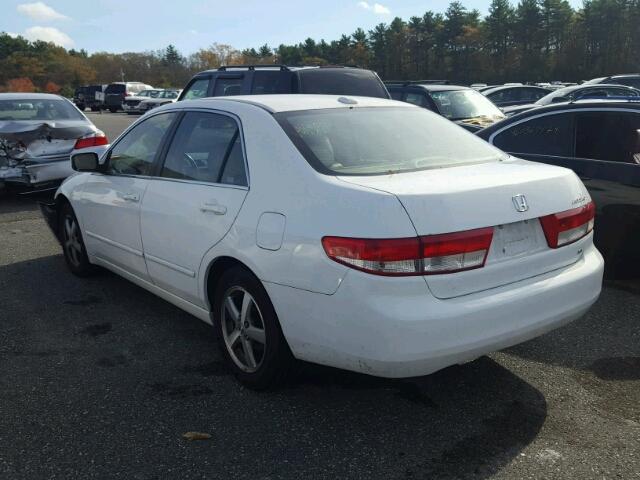 1HGCM56804A142510 - 2004 HONDA ACCORD EX WHITE photo 3