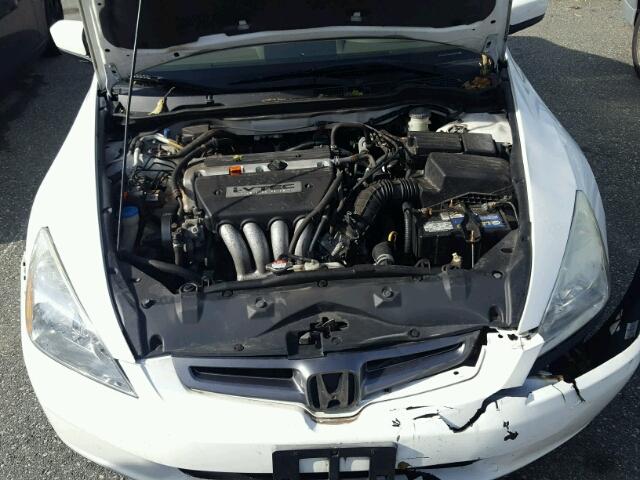 1HGCM56804A142510 - 2004 HONDA ACCORD EX WHITE photo 7