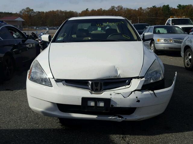 1HGCM56804A142510 - 2004 HONDA ACCORD EX WHITE photo 9