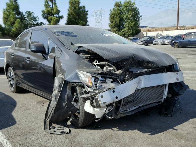 19XFB2F93DE282508 - 2013 HONDA CIVIC EXL შავი ფოტო 1