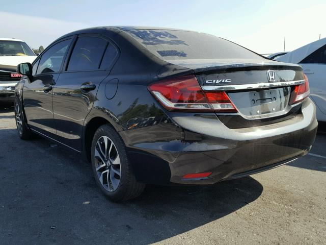 19XFB2F93DE282508 - 2013 HONDA CIVIC EXL შავი ფოტო 3