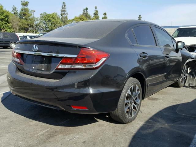 19XFB2F93DE282508 - 2013 HONDA CIVIC EXL შავი ფოტო 4