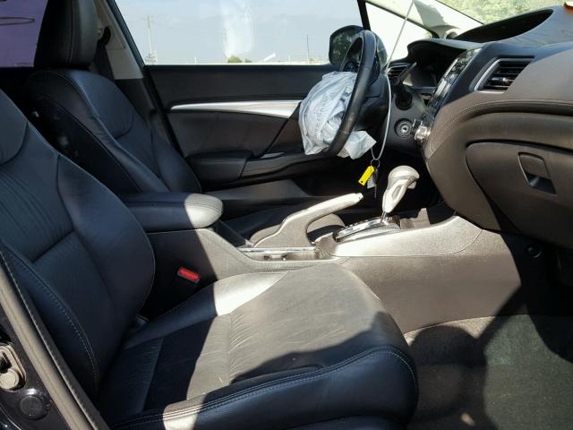 19XFB2F93DE282508 - 2013 HONDA CIVIC EXL შავი ფოტო 5